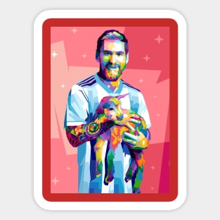 Messi GOAT Sticker